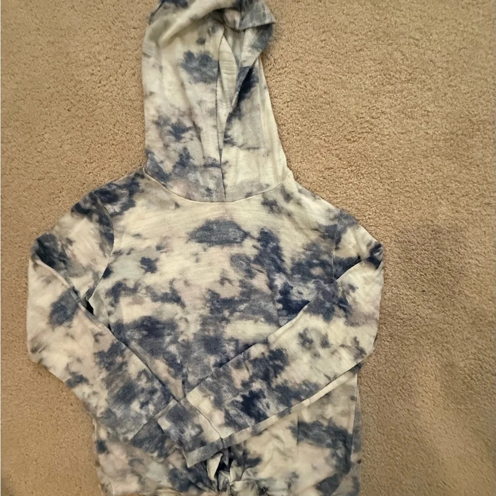 Old Navy Girls’ Blue Tie-Dye Hoodie & Jogger Set XL (14-16) NWT